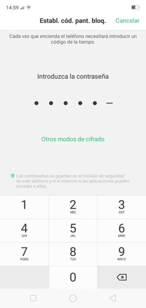 Introduzca la Contraseña