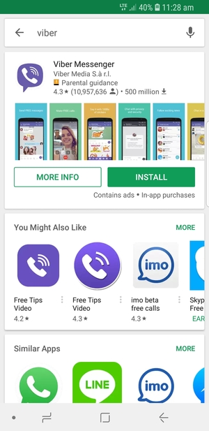 Select the app