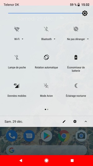 Sélectionnez le bouton Paramètres