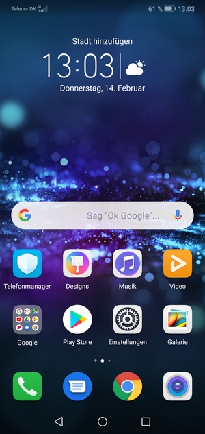 Wählen Sie Play Store