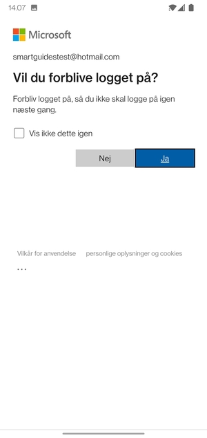 Vælg dine foretrukne mulighed