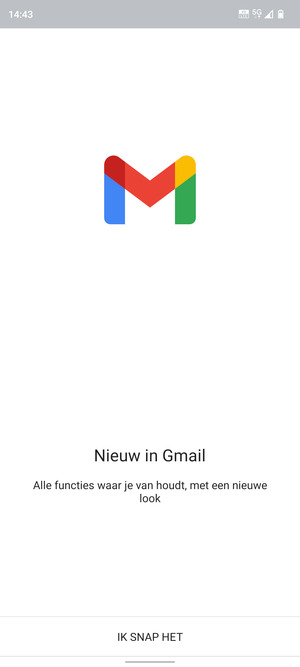 Selecteer IK SNAP HET