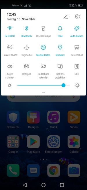 Schalten Sie WLAN und Bluetooth aus