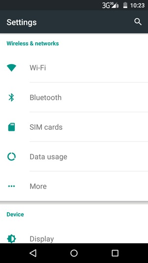 Select Wi-Fi