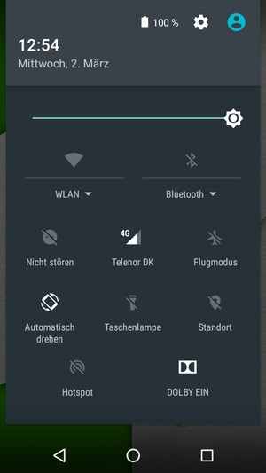 Stellen Sie die Helligkeit auf das erforderliche Niveau