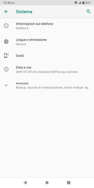 Seleziona Avanzate