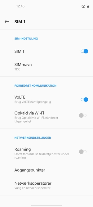 Vælg Adgangspunkter