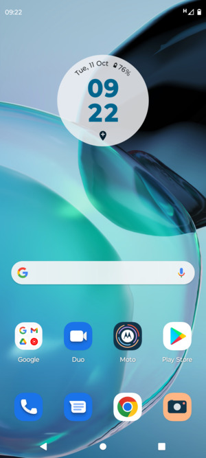 Swipe up