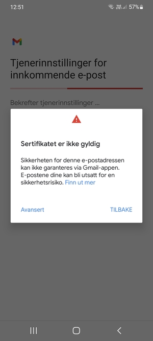 Velg Avansert