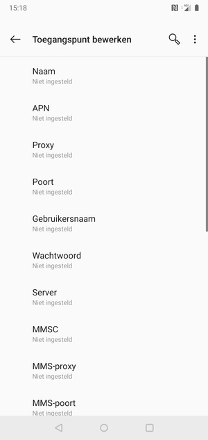 Voer mms-gegevens in