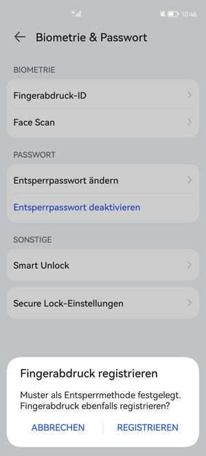 Wählen Sie ABBRECHEN
