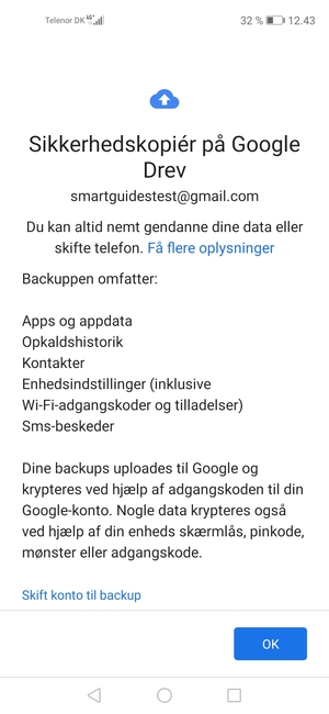 Vælg OK