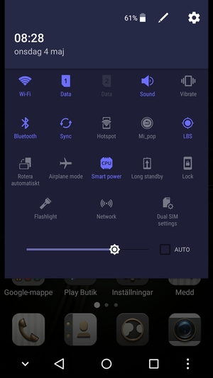 Stäng av Wi-Fi och Bluetooth