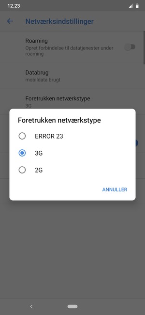 Vælg din foretrukne mulighed