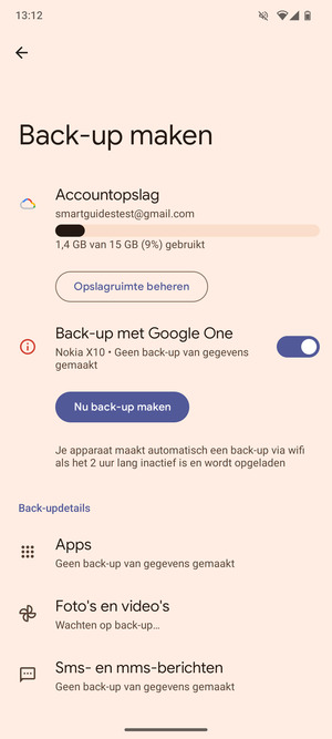 Selecteer Accountopslag