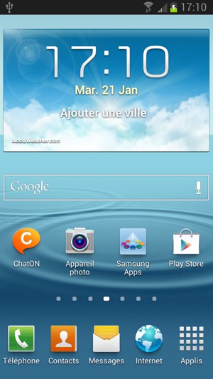 Sélectionnez Applis