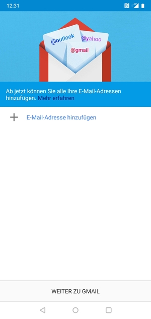 Wählen Sie E-Mail-Adresse hinzufügen