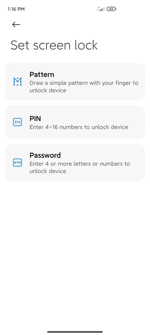 Select Pattern