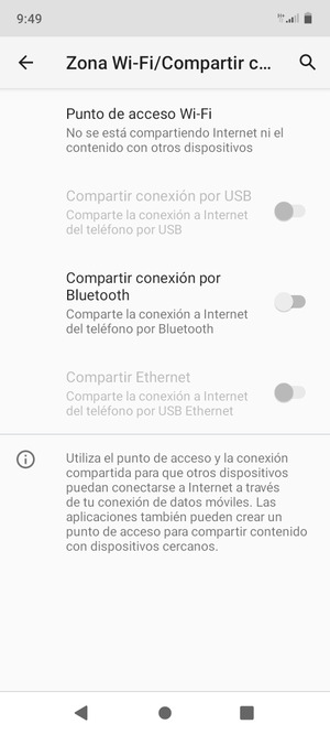 Seleccione Punto de acceso Wi-Fi