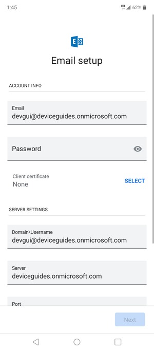 Enter your password