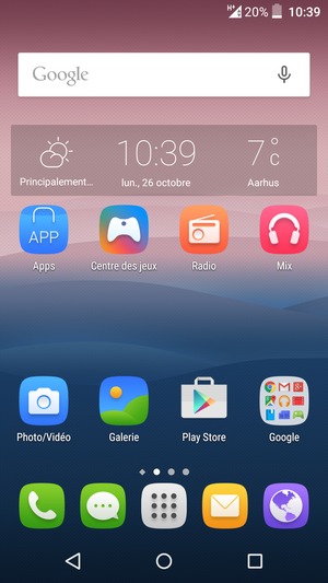 Sélectionnez Applis