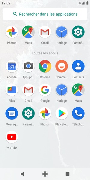 Sélectionnez Paramètres