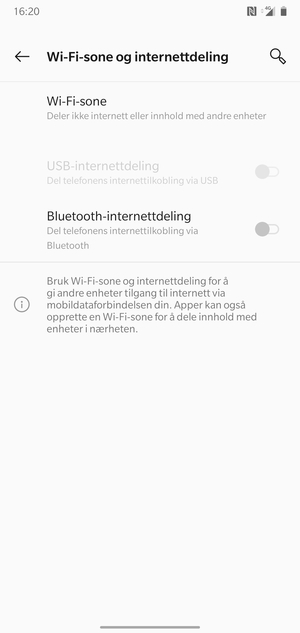 Velg Wi-Fi-sone