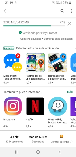 Espere a que el proceso de instalación finalice