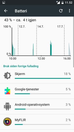 Velg menyknappen