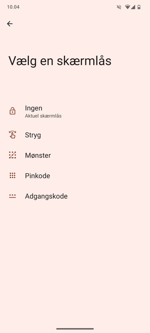 Vælg Mønster