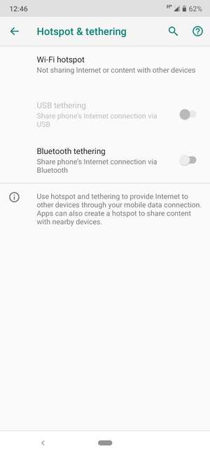Select Wi-Fi hotspot