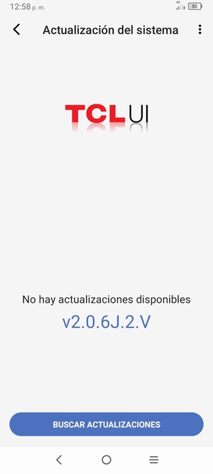 Seleccione BUSCAR ACTUALIZACIONES