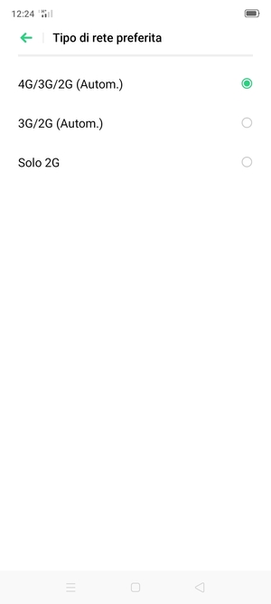 Seleziona la tua opzione preferita