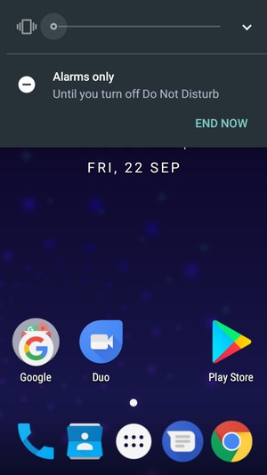 Press once more for silent mode