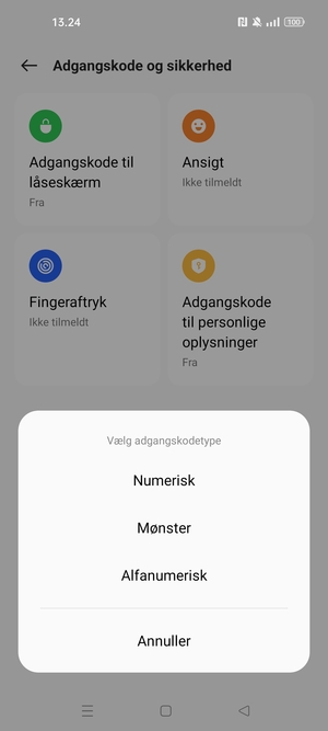 Vælg Mønster