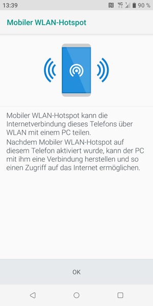 Wählen Sie OK