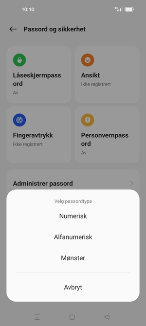 Velg Mønster