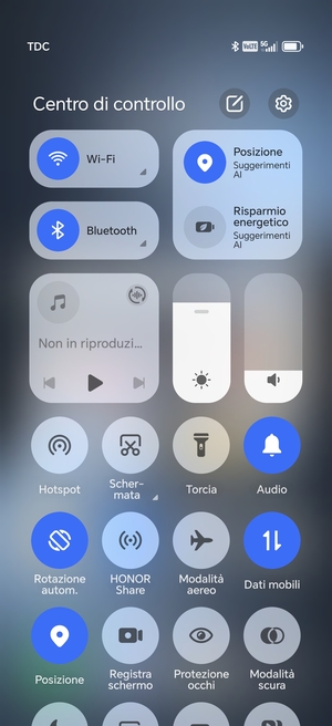 Disattiva Wi-Fi e Bluetooth