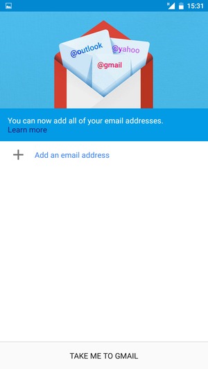 Select Add an email address