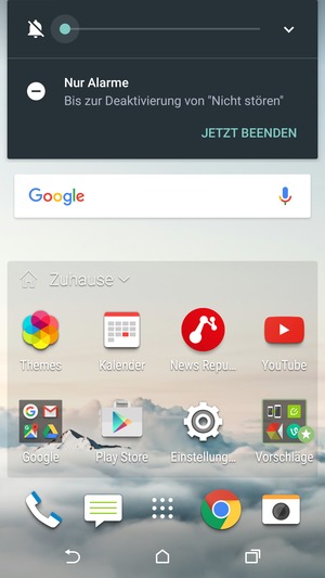 Drücken Sie erneut für Lautlos-Modus