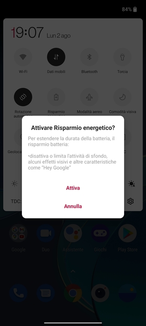 Seleziona Attiva