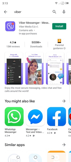 Select the app