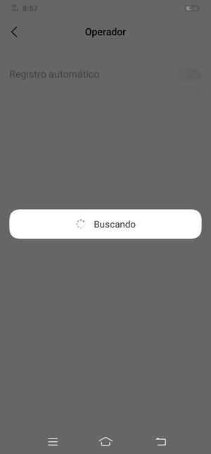 Espere a que la búsqueda termine