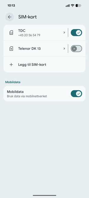 Slå på Public