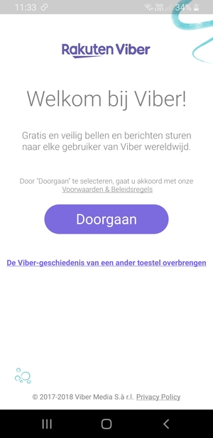 Uw app is klaar voor gebruik
