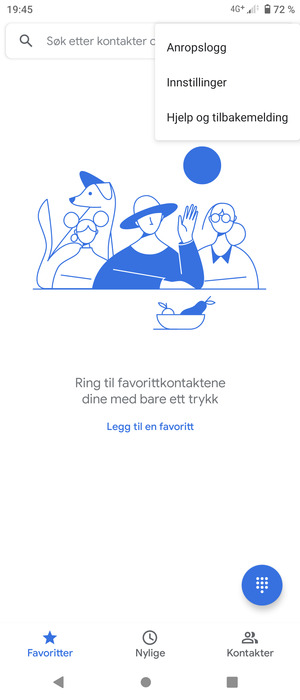 Velg Innstillinger