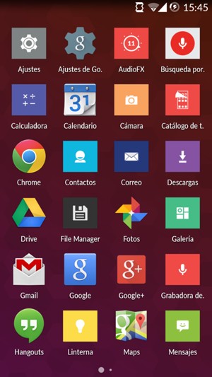 Desplácese y seleccione Ajustes
