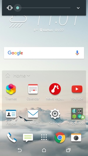Continue to press for vibration mode, which is approved with a short vibration
