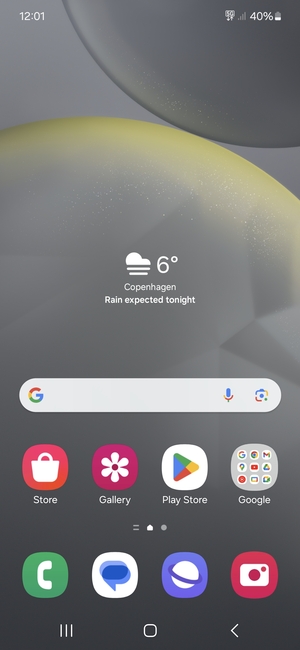 Swipe up