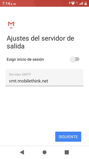Desactive Exigir inicio de sesión y seleccione SIGUIENTE